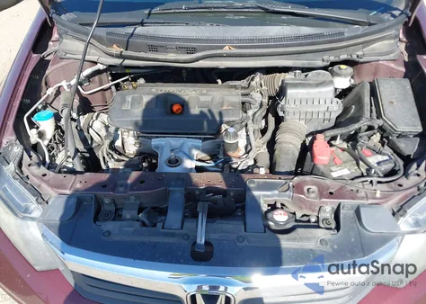 2012 Honda Civic Ex z USA, uszkodzony, nr VIN 2HGFB2F86CH544646